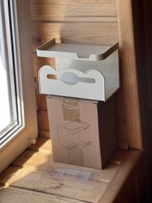 Контейнер для салфеток, туалетной бумаги, настенный органайзер AND LY-963