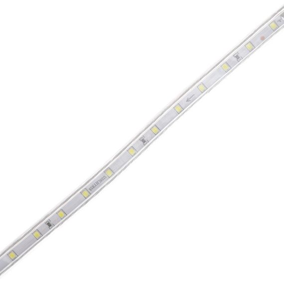 Светодиодная лента влагозащищенная холодный оттенок 220V 4.8W 2835 CW WHITE PCB IP65 1m (BY-028/60) | Зображення 6