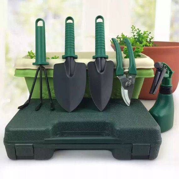 Набор садовых инструментов 12 в 1 с чемоданом Garden Instrumen AND ES-10, инвентарь для огорода и сада | Зображення 4