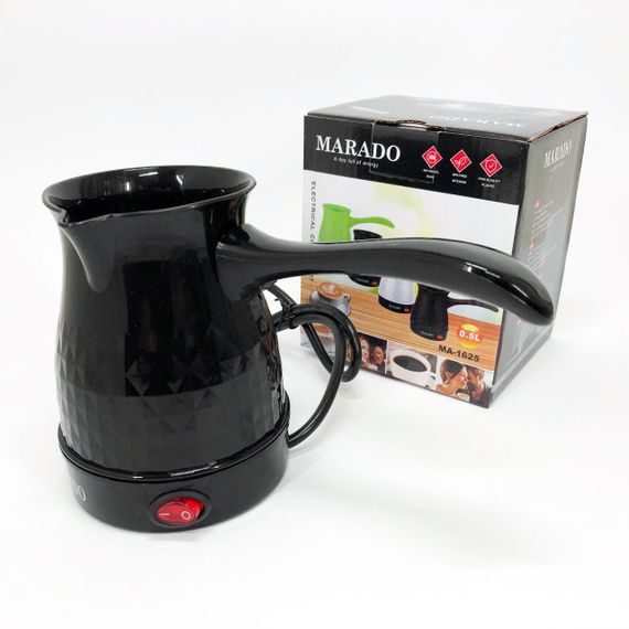 Электрическая турка для кофе Marado MA-1625, Турка для заварного кофе для приготовлени кофе. Цвет: черный | Зображення 5