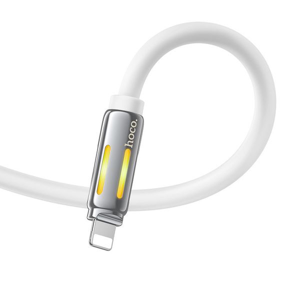 Дата кабель Hoco U136 Prize USB to Lightning 2.4A (1.2m) | Зображення 1