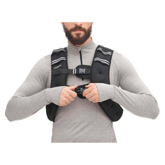 Жилет-обтяжувач для тренувань Cornix Weight Vest 8 кг XR-0344 Black | Зображення 3