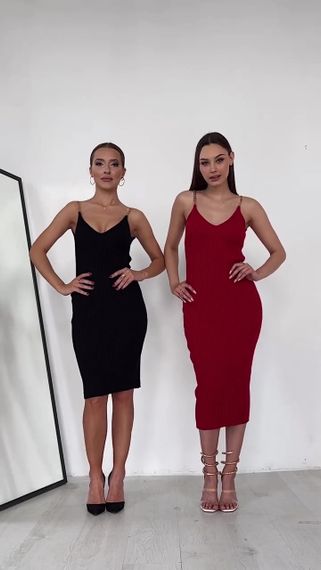 Сукня вязана з фурнітурою Червоний, M-L | Зображення 6