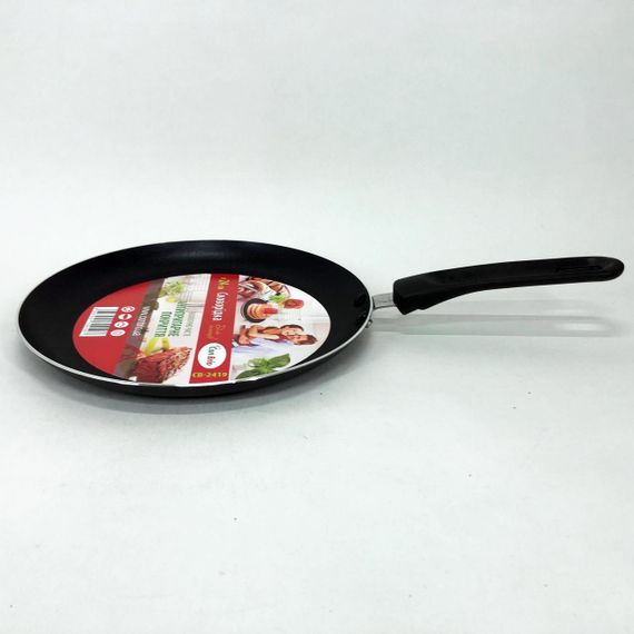 Сковорода для млинців Con Brio CB-2419 з антипригарним покриттям Xylan plus 24 см, якісна сковорода | Зображення 3