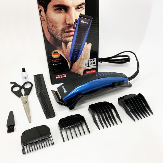 Машинка для стрижки волосся міцна Domotec MS-3302, Машинка для стрижки волосся з мотором LI-12 | Зображення 9