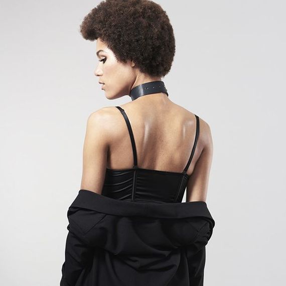 Чокер Bijoux Indiscrets MAZE – Wide Chocker Black | Зображення 8