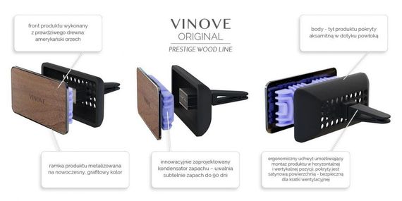 Ароматизатор в машину Vinove Мілан натуральна деревина | Зображення 6