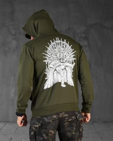 Худі maklin ТРОН олива НП4895