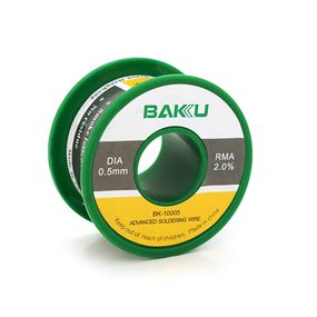 Припій BAKKU дротяний Solder wire BK10005 DIA 0, 5mm (40g)