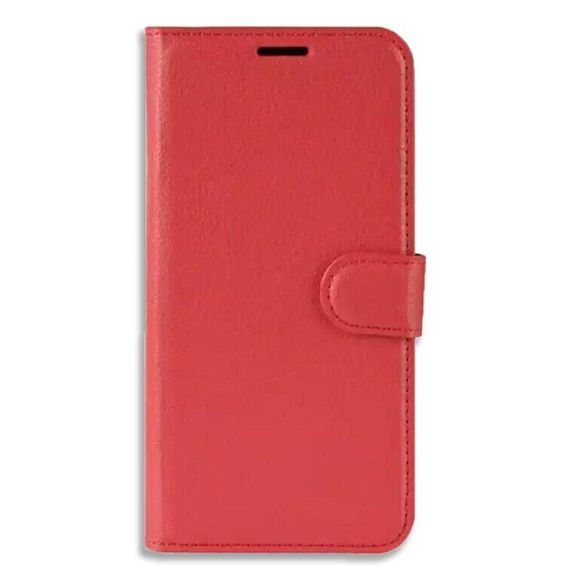 Чохол книжка з кишенями для карт на Xiaomi Redmi Note 8 Pro колір Червоний | Зображення 5