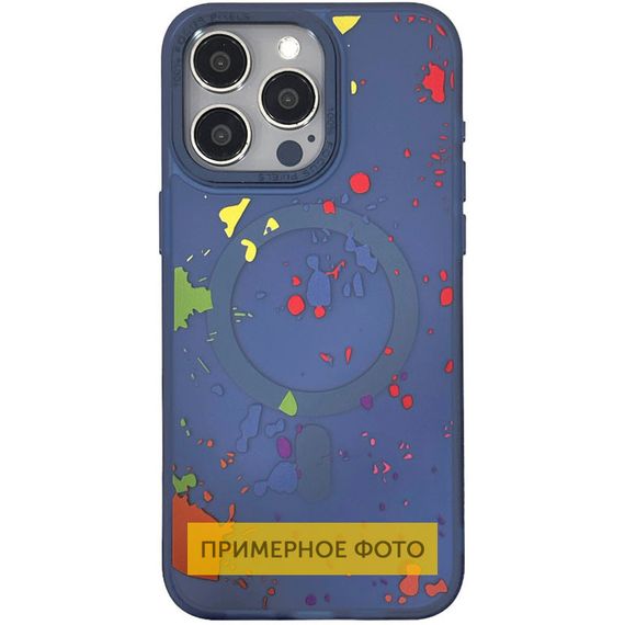 Чохол TPU+PC Flush with MagSafe для Samsung Galaxy S25 Ultra Dark blue