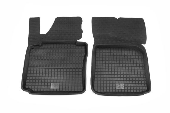 Гумові килимки з бортом (2 шт, Polytep) для Volkswagen Caddy 2004-2010 рр | Зображення 3