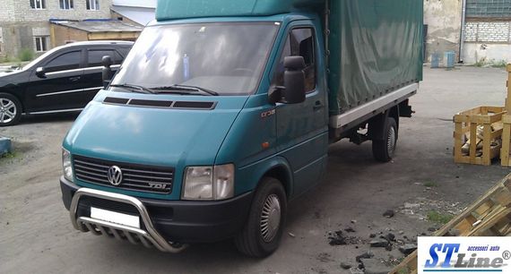Кенгурятник WT002 (нерж) для Volkswagen LT 1998-2024 гг | Зображення 1