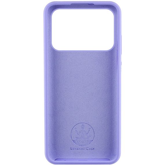 Чохол Silicone Cover Lakshmi (AAA) для Xiaomi Poco X6 Pro Бузковий / Dasheen | Зображення 1