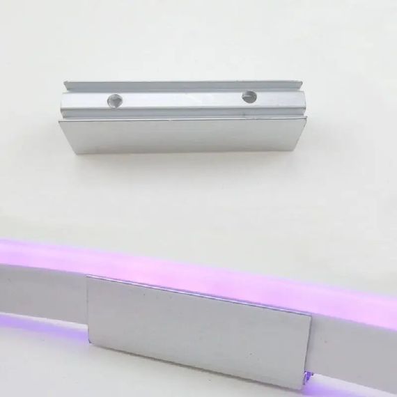 Монтажне кріплення PROLUM™ для LED неону, Алюміній, 10x20, 5cм