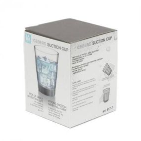 Склянка з присоскою suction cup Білий