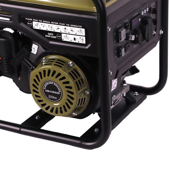 Генератор бензиновий Europower EP2900DX 1,2-1,5KVA Ручний пуск Бак-6л (47329-EP2900_5179) | Зображення 7