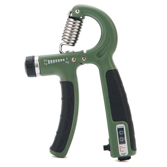 Еспандер кистьовий Cornix 5-60 кг з регульованим навантаженням та лічильником XR-0261 Navy Green/Black