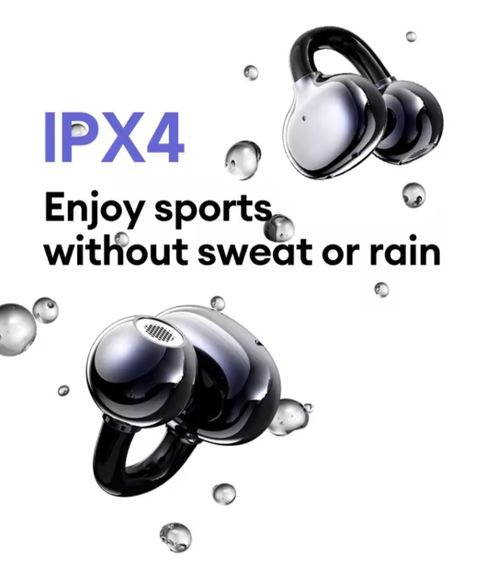 Наушники-кафы Lenovo LE302 - Мощный Бас, Bluetooth 6.0 пурпурные | Зображення 5