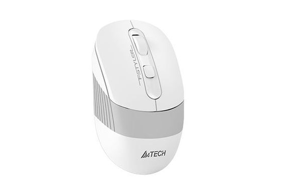 Миша комп'ютерна бездротова A4Tech Fstyler FB10CS Grayish White біла | Зображення 4