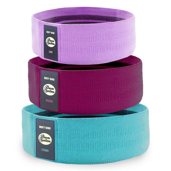 Набір тканевих гумок для фітнесу та спорту Power System PS-4097 Booty Band Set 3шт. | Зображення 5