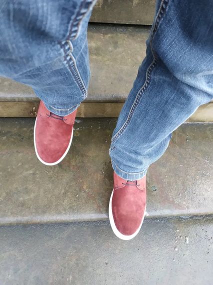 Стильні зимові кеди VadRus бордового кольору 43 розмір | Зображення 5