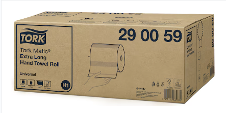 Tork Universal рушники в рулонах, 1шар, 280 м., 1 142 листа H1, арт 290059 (мін.замовлення в категорії TORK від 1000грн)