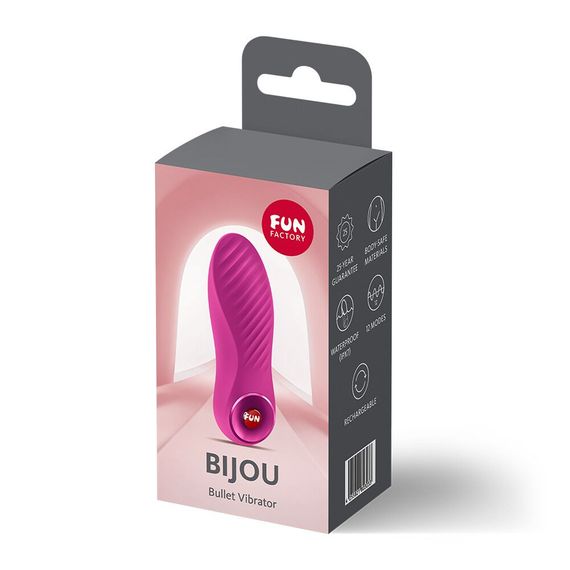 Вібратор Fun Factory Bijou Magenta, 12 режимів вібрації, перезаряджуваний | Зображення 8