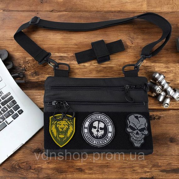 Сумка-кобура для мужчин, Сумка мужская брезентовая military, Сумка кобура тактическая SE-64 | Зображення 8