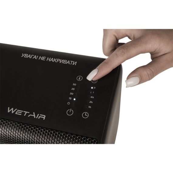 Тепловентилятор WetAir WFH-50B 1800 Вт чорний | Зображення 4