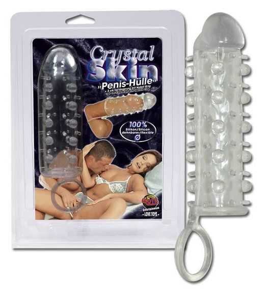 Силіконова насадка з кільцем Sex Aura | Зображення 4