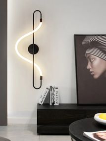 Бра LED 27039 Чорний 70х25х8 см.