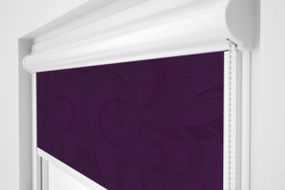 Рулонная штора Rolets Фестиваль 2-706-475 47.5x170 см закрытого типа Темно-фиолетовая