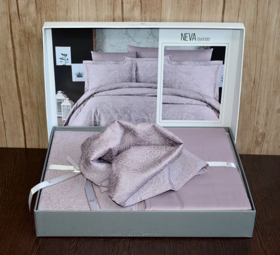 Постільна білизна First Choice Cotton Satin 200 х 220 см Neva Lavender | Зображення 5