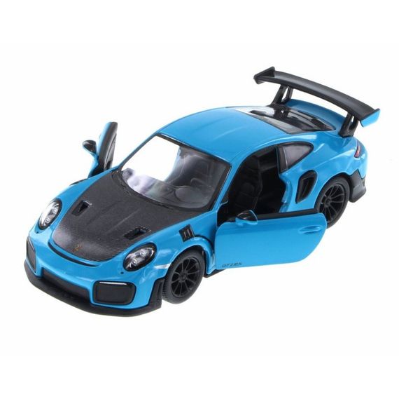 Автомодель легковая PORSCHE 911 GT2 RS 5'' KT5408W, 1:36  Синий