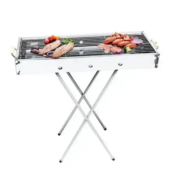 Переносний мангал BARBECUE TRAY 770T MD-008 809 (80*30*78см) | Зображення 1