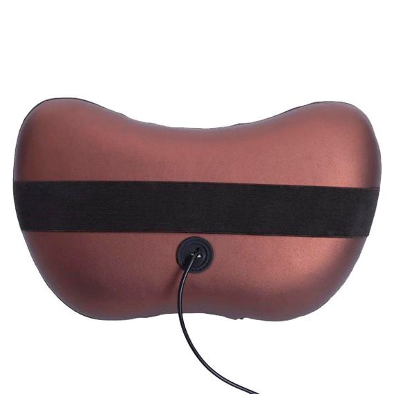 Масажер подушка з вібрацією для дому та машини Massage Pillow UKC QY-8028 з підігрівом для спини | Зображення 1
