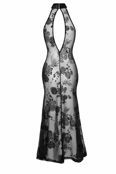 Довга сітчаста сукня Noir Handmade F239 Long tulle dress, 3XL | Зображення 4