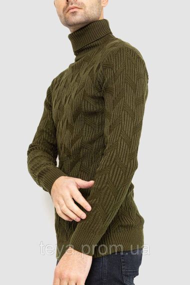 Светр чоловічий, колір хакі, розміри XL, XXL FA_001062 | Зображення 2