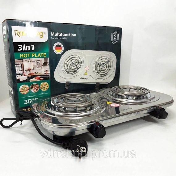 Портативная плита для готовки, Кухонная електрическая плита переносная для дома JM-37 | Зображення 7