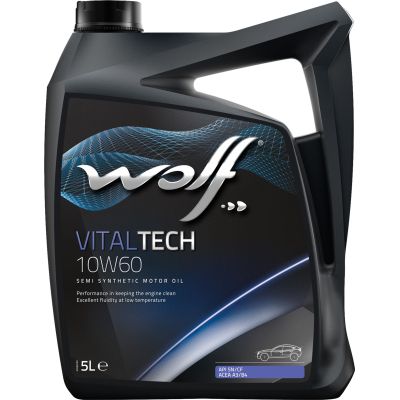 Моторное масло Wolf VITALTECH 10W60 5л (8314926)
