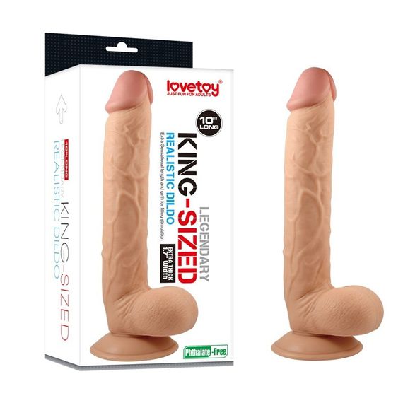 Фалоімітатор значного розміру 10 KING-SIZED DILDO Sex Aura | Зображення 1