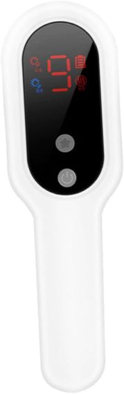 Електрична масажна гребінець DOITOOL для росту волосся, з вібрацією та масажем шкіри голови, біла | Зображення 1