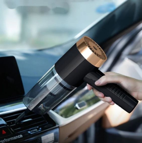 Пилосос для хімчистки автомобіля 2 in1 Vacuum cleaner, Акумуляторний ручний пилосос   знижка | Зображення 7