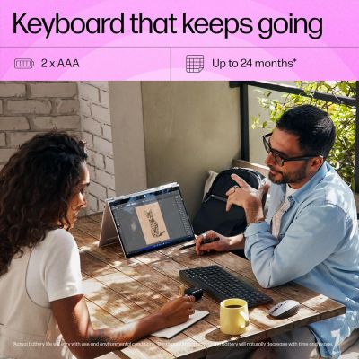 Клавиатура HP 460 Multi-Device Bluetooth UA Black (7N7B8AA) | Зображення 2