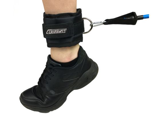 Манжета EasyFit чорна для тяги на тренажері Бубновського (EF-LGSTR-03) | Зображення 2