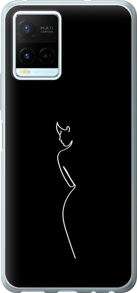 Чехол на Vivo Y21 Силуэт1 "4590u-669-17620"