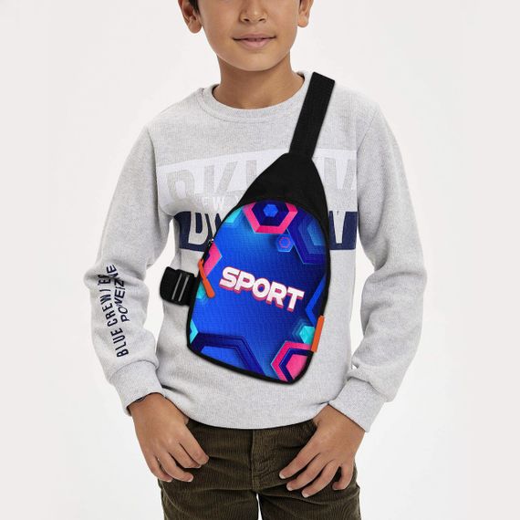 Сумка через плече дитяча Sport 29х17 см сумка слінг для хлопчика (01993)