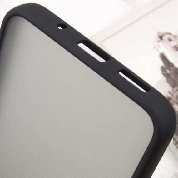 Чехол TPU+PC Lyon Frosted для Xiaomi Redmi 12C Black | Зображення 5