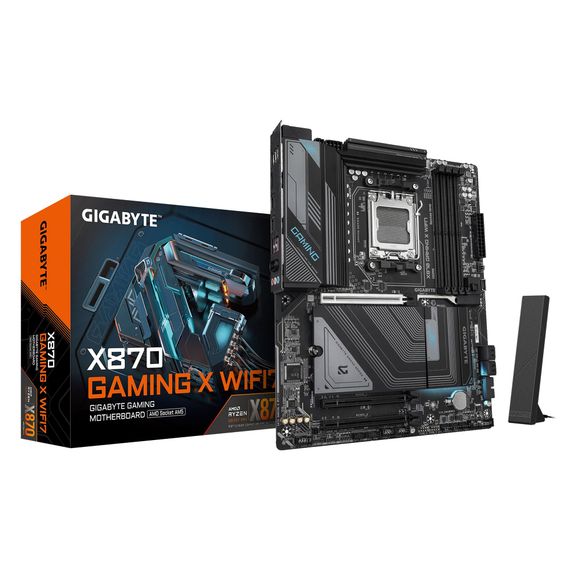 Материнская плата GIGABYTE X870 GAMING X WIFI7 sAM5 X870 4xDDR5 M.2 HDMI Type-C ATX X870_GAMING_X_WIFI7 | Зображення 3
